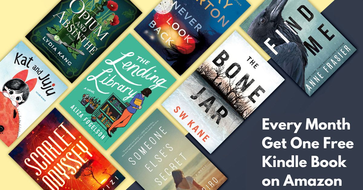 Every Month Get One Free Kindle Book on Amazon