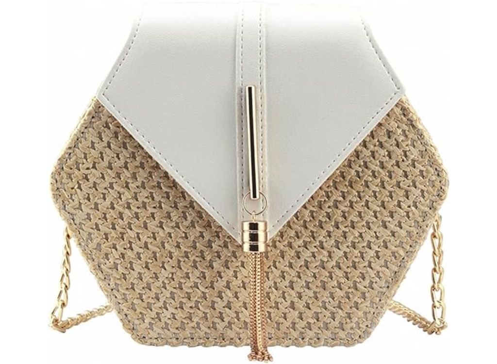 Bausweety Straw Cross body Bag