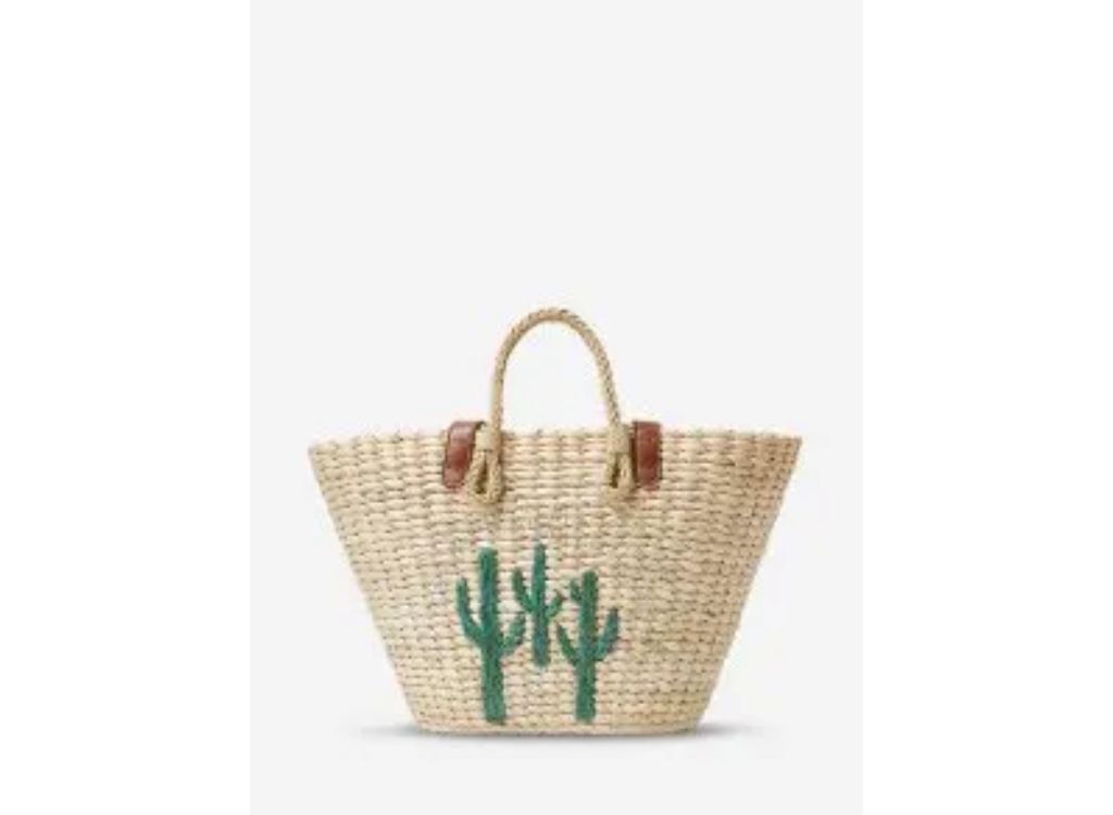 Pineapple Leaf Straw Round Cross body Bag