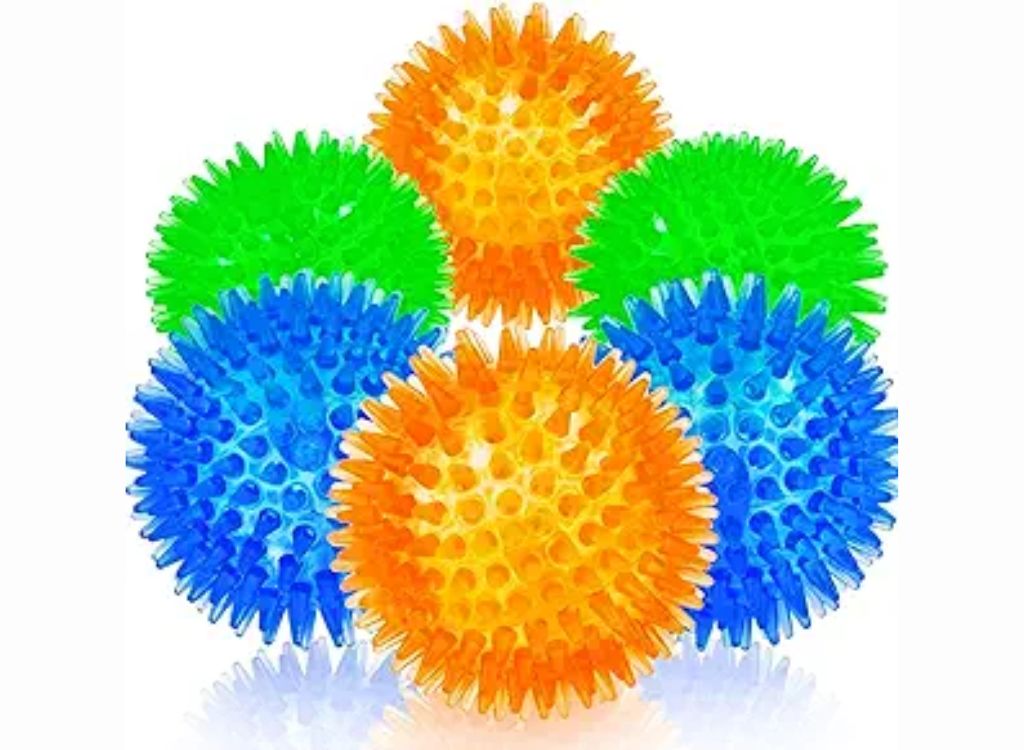 Squeaky Fetch Spike Balls