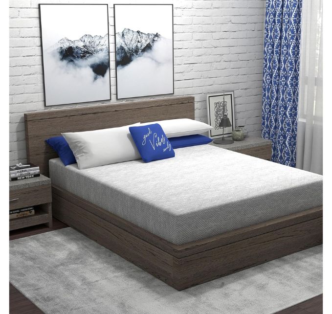 Vibe Heather Grey Gel Memory Foam Mattress